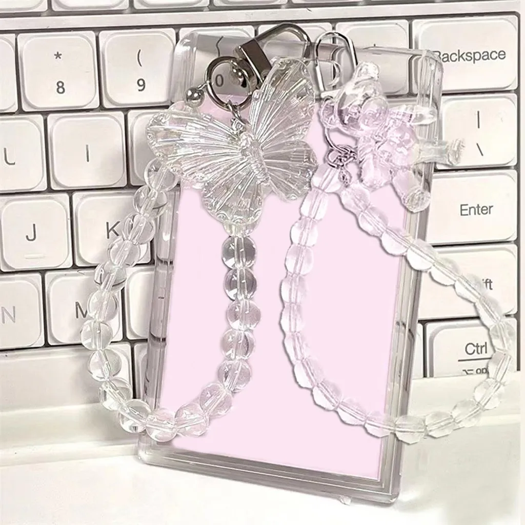 Pochettes transparentes pour cartes photo K-Pop lot de 100 pièces