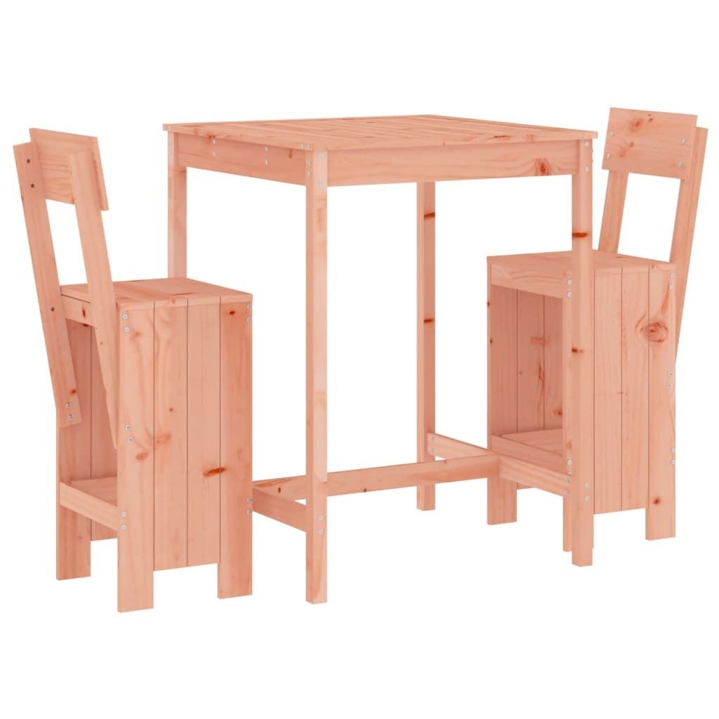 Maison Exclusive 3-tlg. Gartenbar-Set Massivholz Douglasie