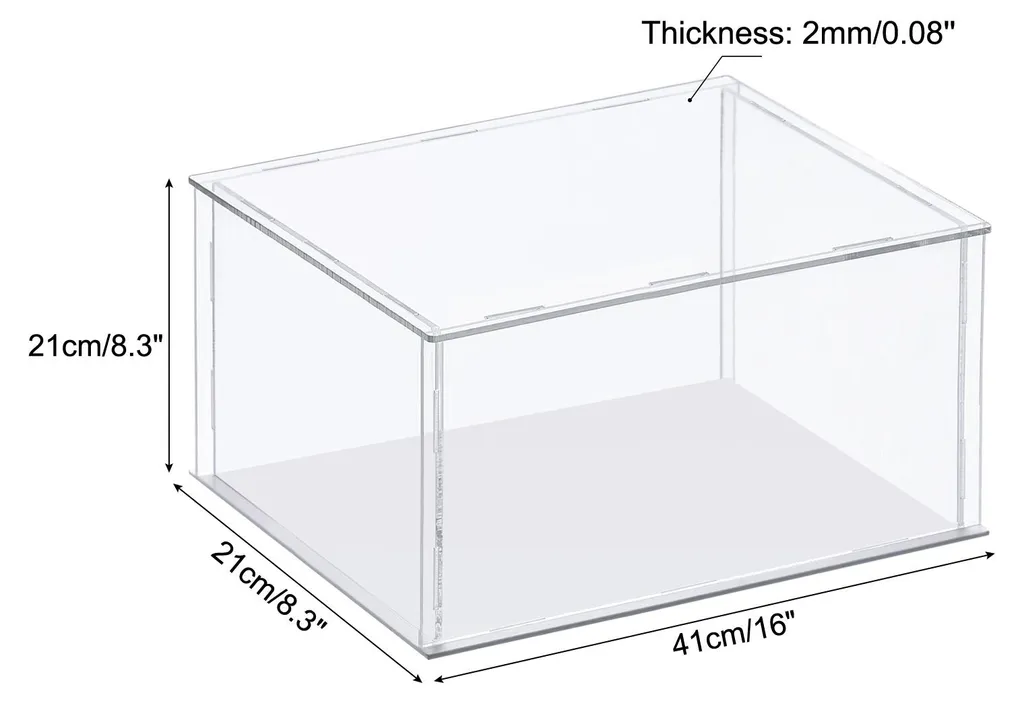 Comius Sharp Vitrine en Acrylique pour Figurines, Kit de Construction