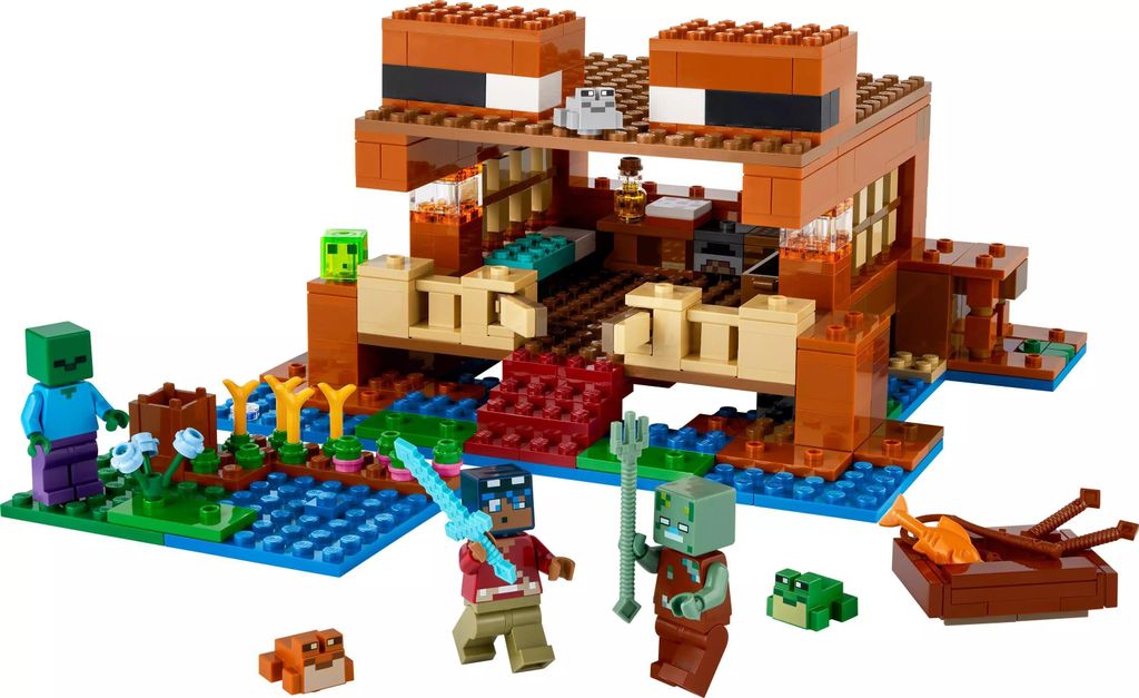 Kikkerhuis - Minecraft LEGO 21256 Productafbeelding 