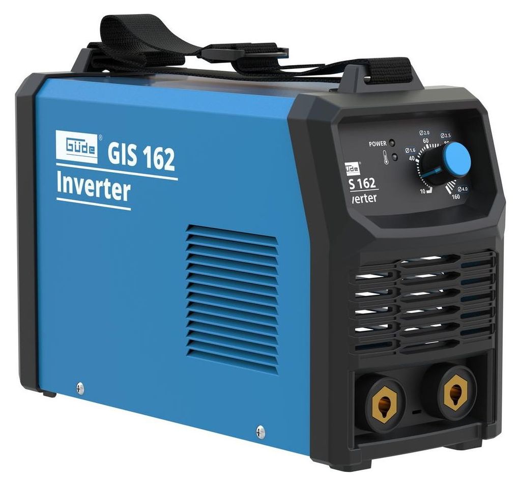 Güde Schweißgerät Inverterschweißgerät Schweißapparat Schweißmaschine Elektroden Inverter Schweißer GIS 162 schweißen Metall Bearbeitung Wig Hot Start Anti Stick 370868 20124 4015671657176 Stabilo-Fachmarkt.de