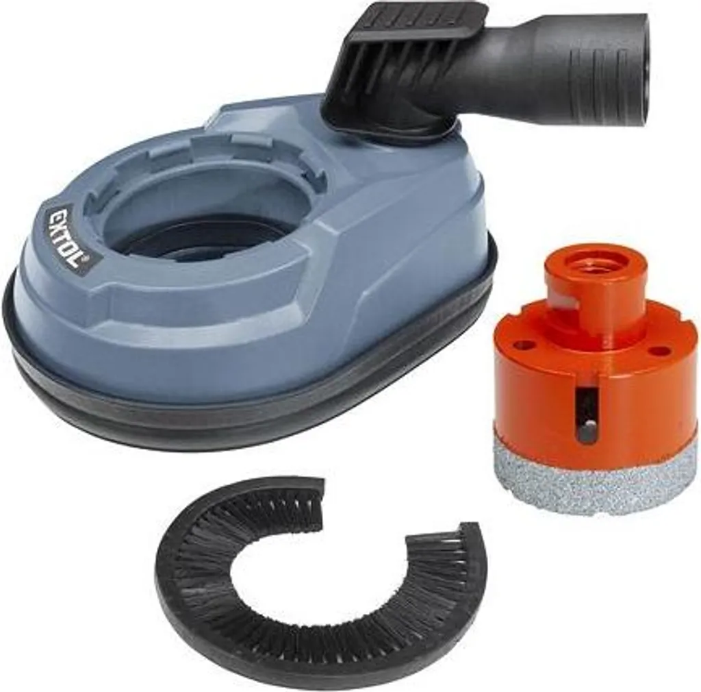 Dispositif d'aspiration EXTOL PREMIUM 8807009 perçage propre Ø 68mm - 6
