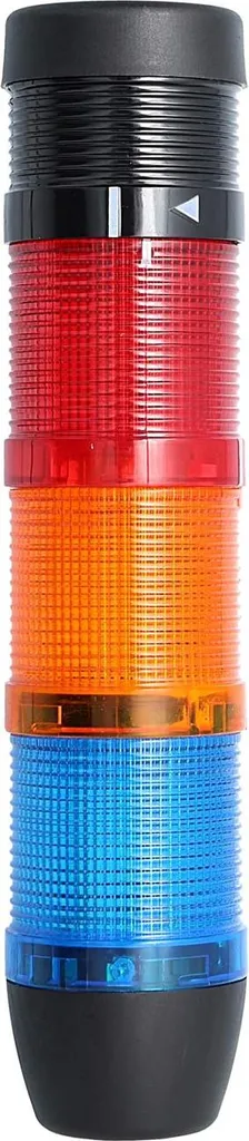 Colonna Segnaletica LED STEX24 Blu-Gialla-Rossa 24V con Cicalino 90dB