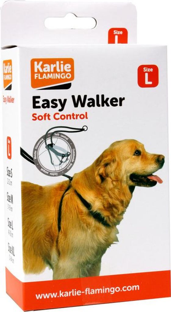 Karlie Easy Walker - Hundegeschirre - L - Nylon - Schwarz - Produktbild 
