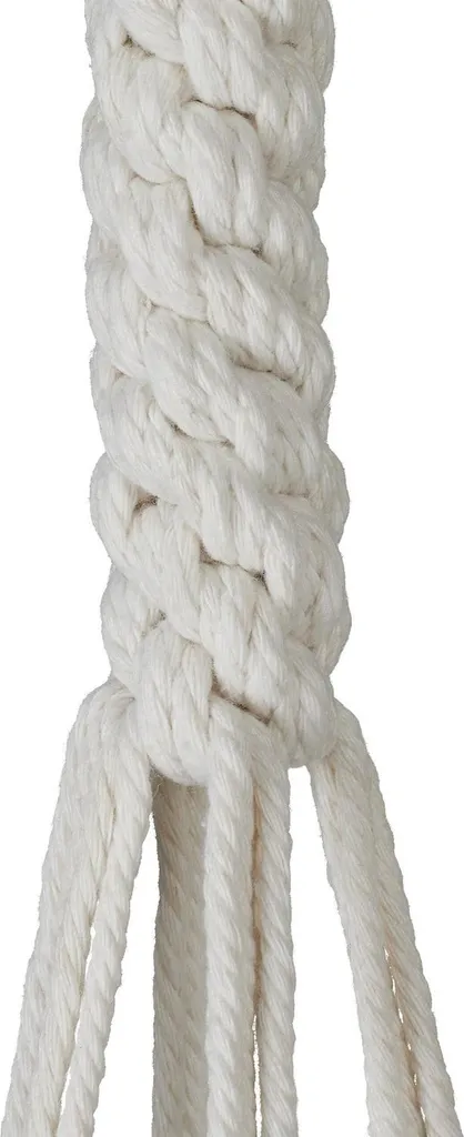 Suspensions macramé robustes lot de 7, design artisanal en coton bio