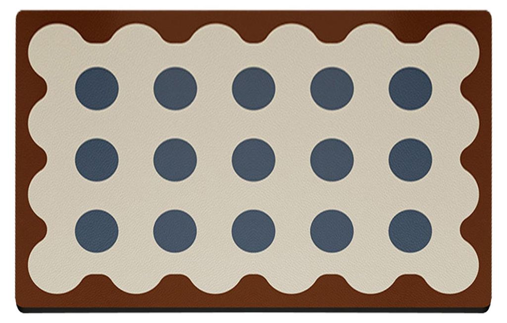 Kaffeemaschinenmatte, saugfähiges Diatomit-Trockenpad mit rutschfester Unterseite, schnelltrocknend, Geschirrmatte, Küchenarbeitsplattenschutz