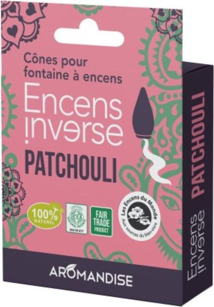 Räucherkegel für Rauch-Brunnen Patchouli - Invers