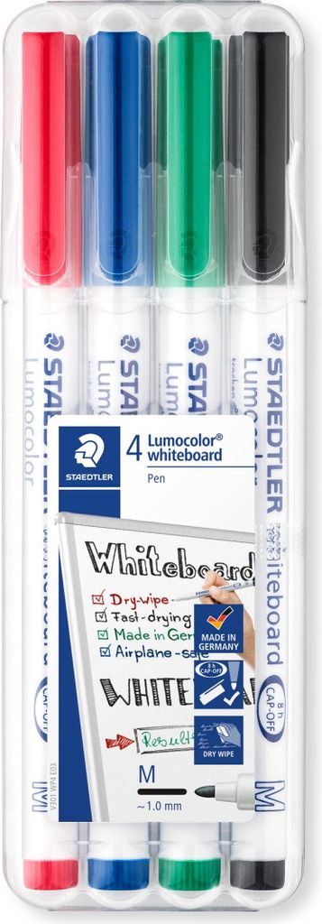 Staedtler (Lumocolor) Boardmarker 301 Set di 4 colori Immagine del prodotto 