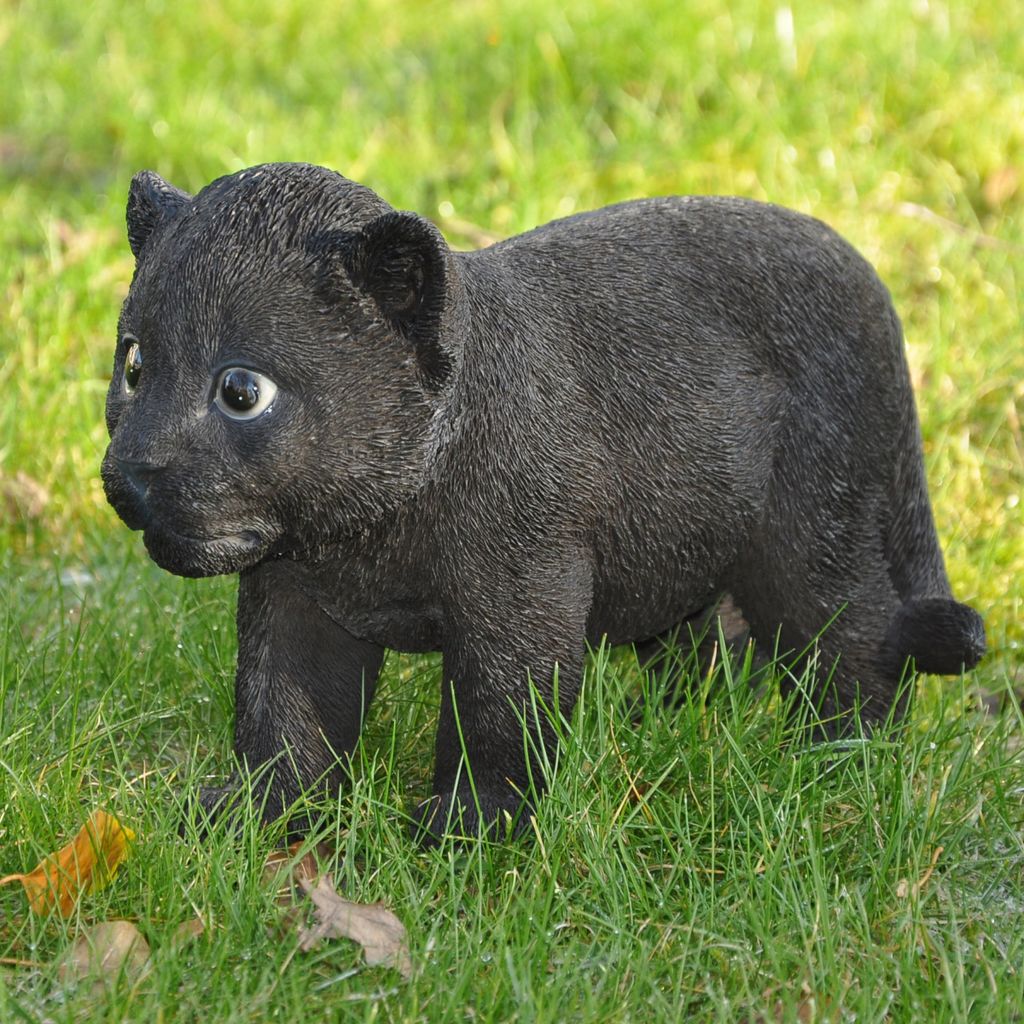 Dekofigur Gartenfigur Panther