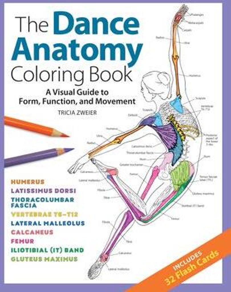 The Dance Anatomy Coloring Book
