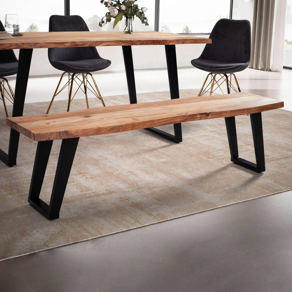 WOHNLING Jídelní lavice 120x40x45,5 cm Masivní akáciové Obrázek produktu 