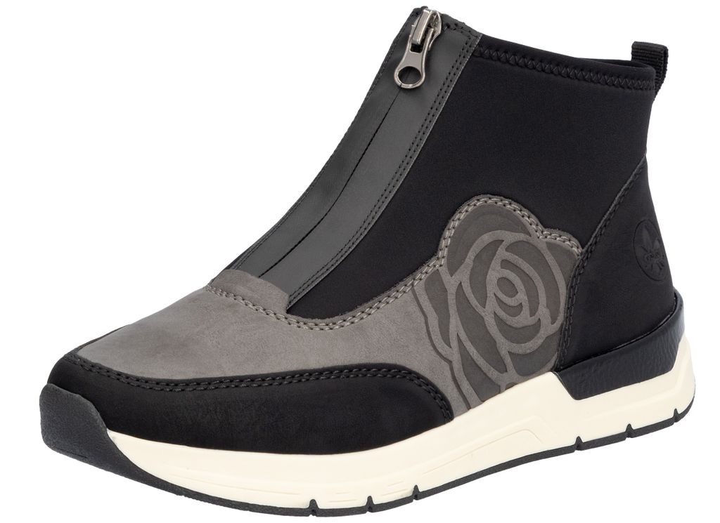 Rieker Damen Stiefelette High Top Sneaker Reißverschluss Produktbild 