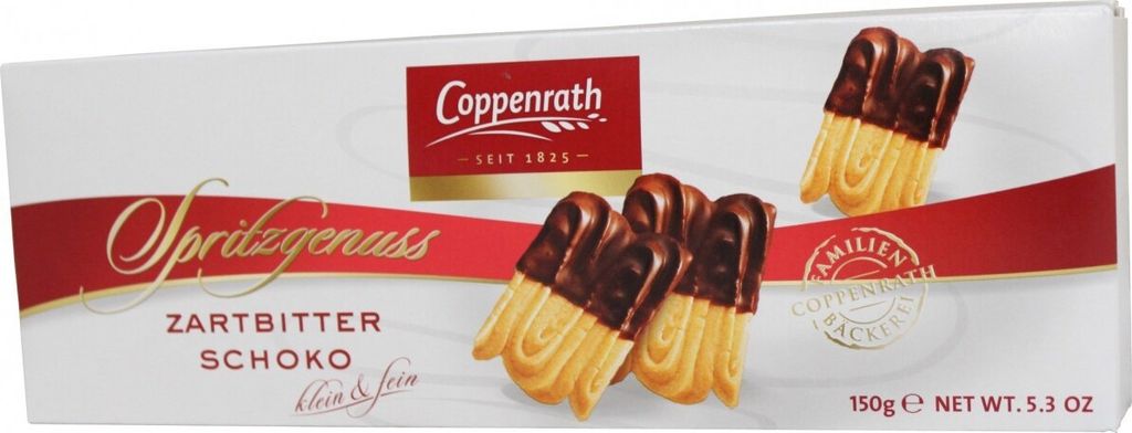 Coppenrath Spritzgenuss Zartbitter 150g Produktbild 