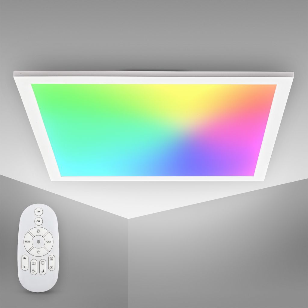 LED dimmbar CCT RGB Deckenleuchte Panel