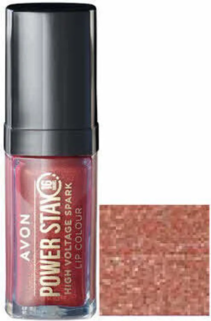 Rossetto Glitter AVON Power Stay Nude Surge Spark Tenuta Estrema