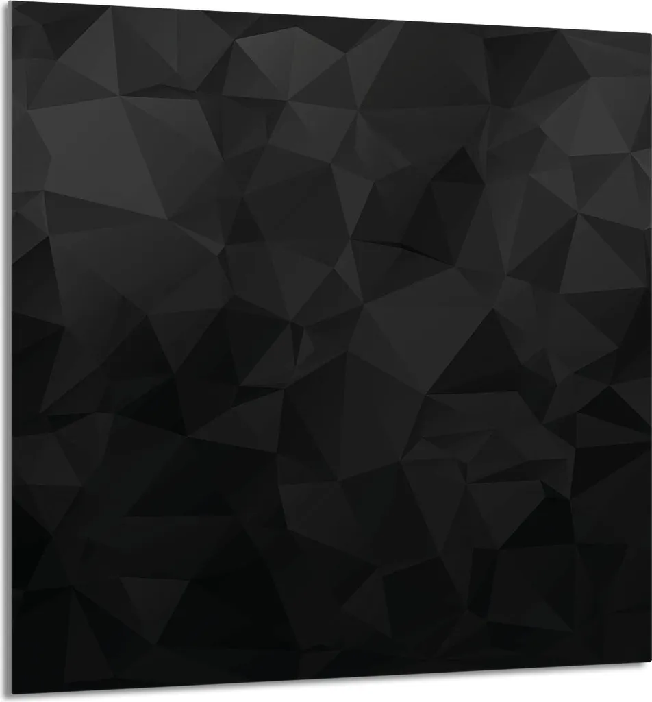 PIATTO IN VETRO PER CUCINA 60x65 Nero