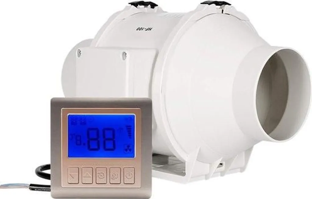 Ventilateur tubulaire 150 mm 530 m³/h avec Smart Switch et temporisation
