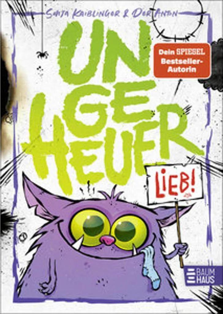 Livre jeunesse Ungeheuer lieb 1, grand format cartonné de 48 pages