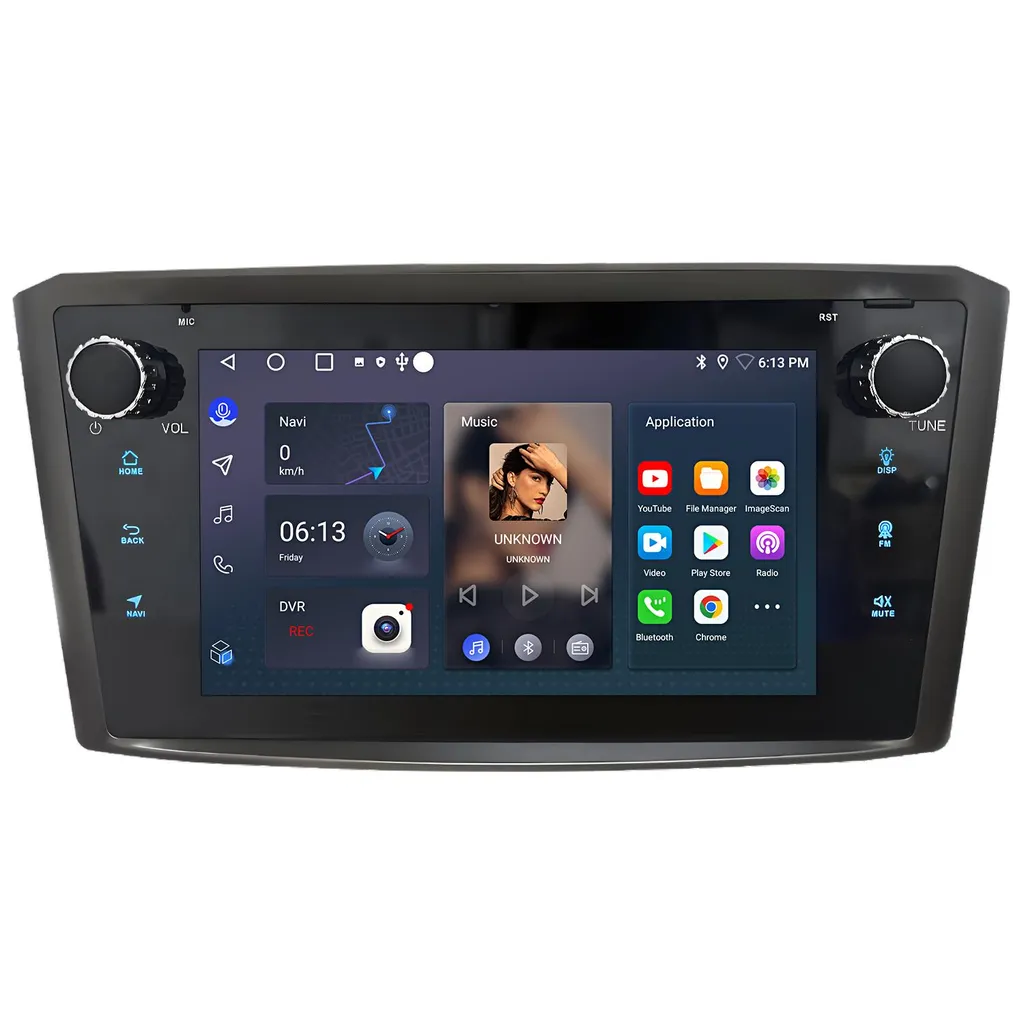Autoradio Navigation GPS WiFi Android 15 pour Toyota Avensis T25 02-08