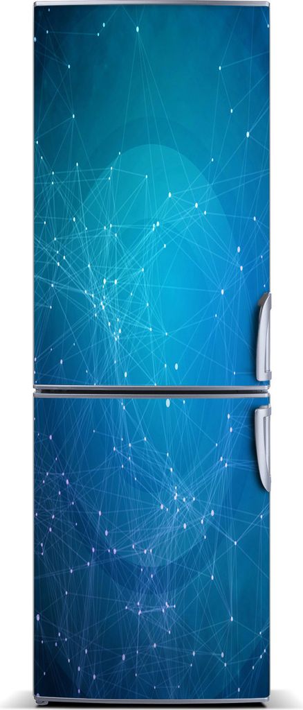 Tulup Kühlschrankdekoration - Magnetmatte - 70 cm x 190 cm - Magnet auf dem Kühlschrank - Konstellation
