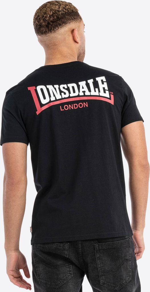 Herren T-Shirt normale Passform DALE Black/White/Red L Produktbild 