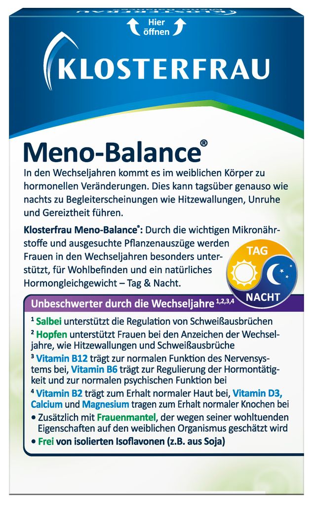 Klosterfrau Meno-Balance 60 Tabletten Produktbild 
