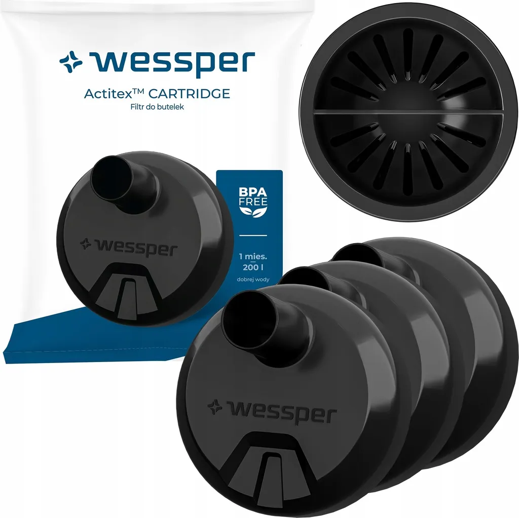 Wessper Actitex Ricambi per Aquaphor City - Filtro Acqua 3pz Eco-Friendly