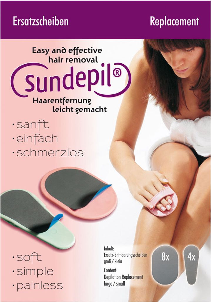 Sundepil Ersatzscheiben 8 große und 4 kleine Produktbild 