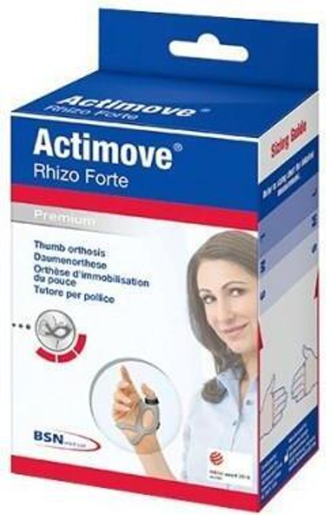 Actimove Rhizo Forte M, Handgelenkstütze, weiß/grau/rot, Produktbild 