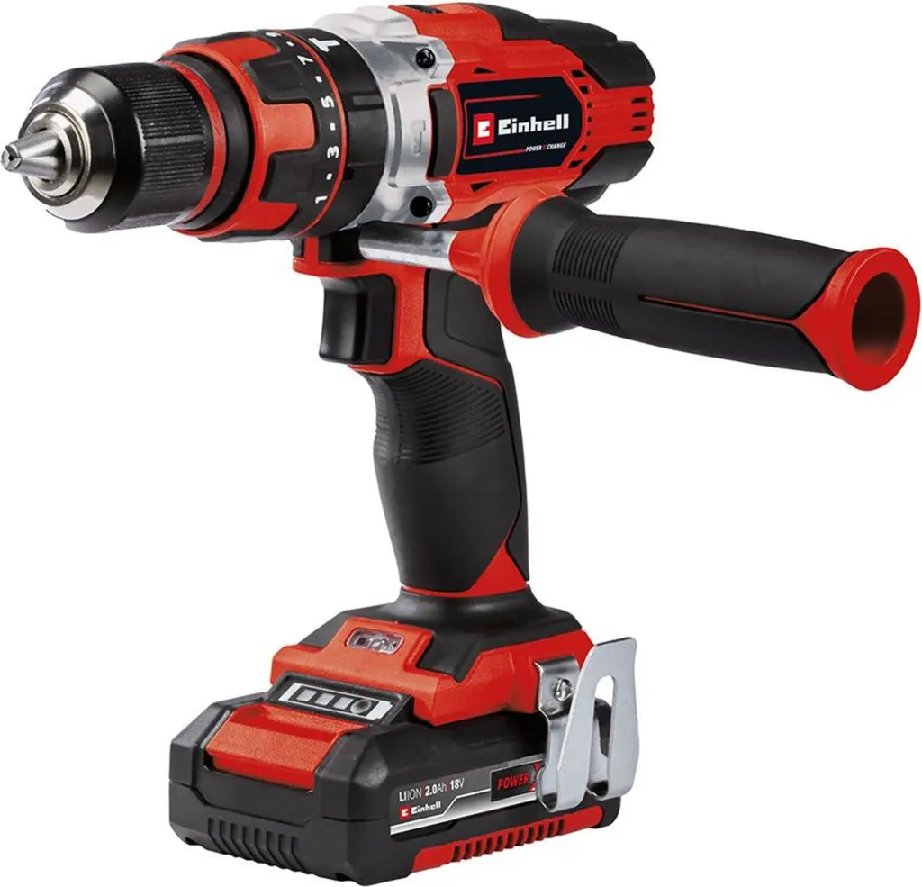 Einhell TE-CD 18/48 Li-i Trapano Percussione 18V con 2 Batterie 2.0Ah