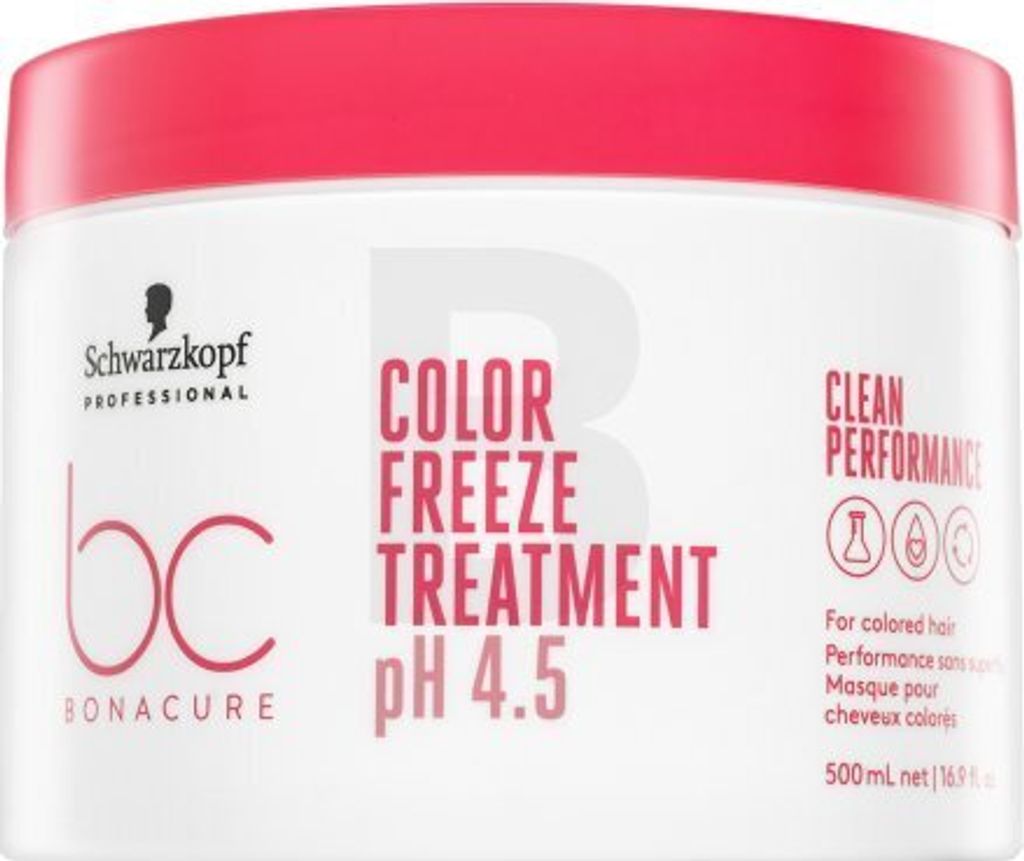 Schwarzkopf Professional BC Bonacure Color Freeze Treatment pH 4.5 Clean Performance Schutzmaske für meliertes und coloriertes Haar 500 ml