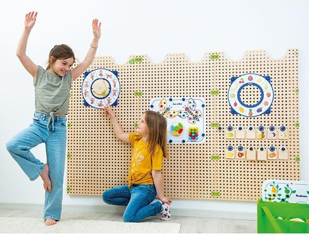 Beleduc Lernspielzeug Plug it - Uhr und Aktionsfolien Set mehrfarbig