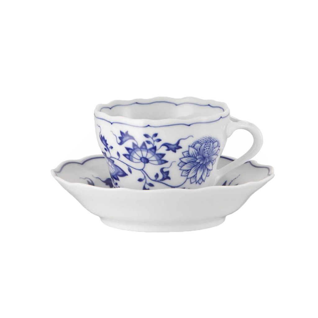 Hutschenreuther Blau Zwiebelmuster Kaffeetasse 2tlg.