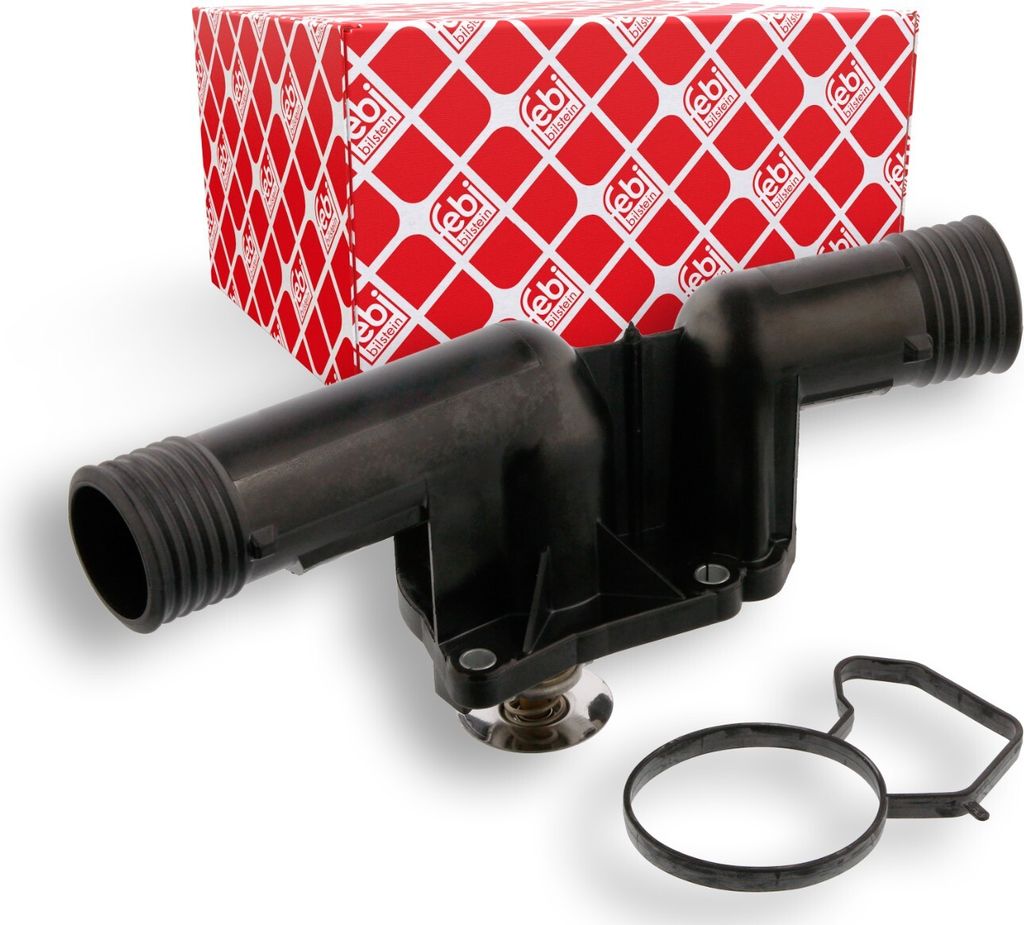 FEBI BILSTEIN Thermostatgehäuse Kühlmittelreglergehäuse 36455 für BMW 3 Limousine (E36) Kunststoff