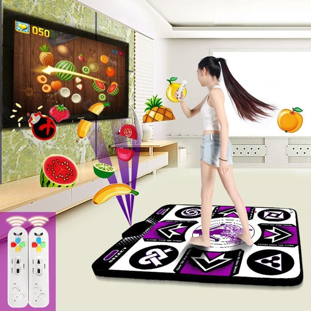 [Pour 1 personne] Tapis de danse sans fil, interface TV/PC, Image du produit 
