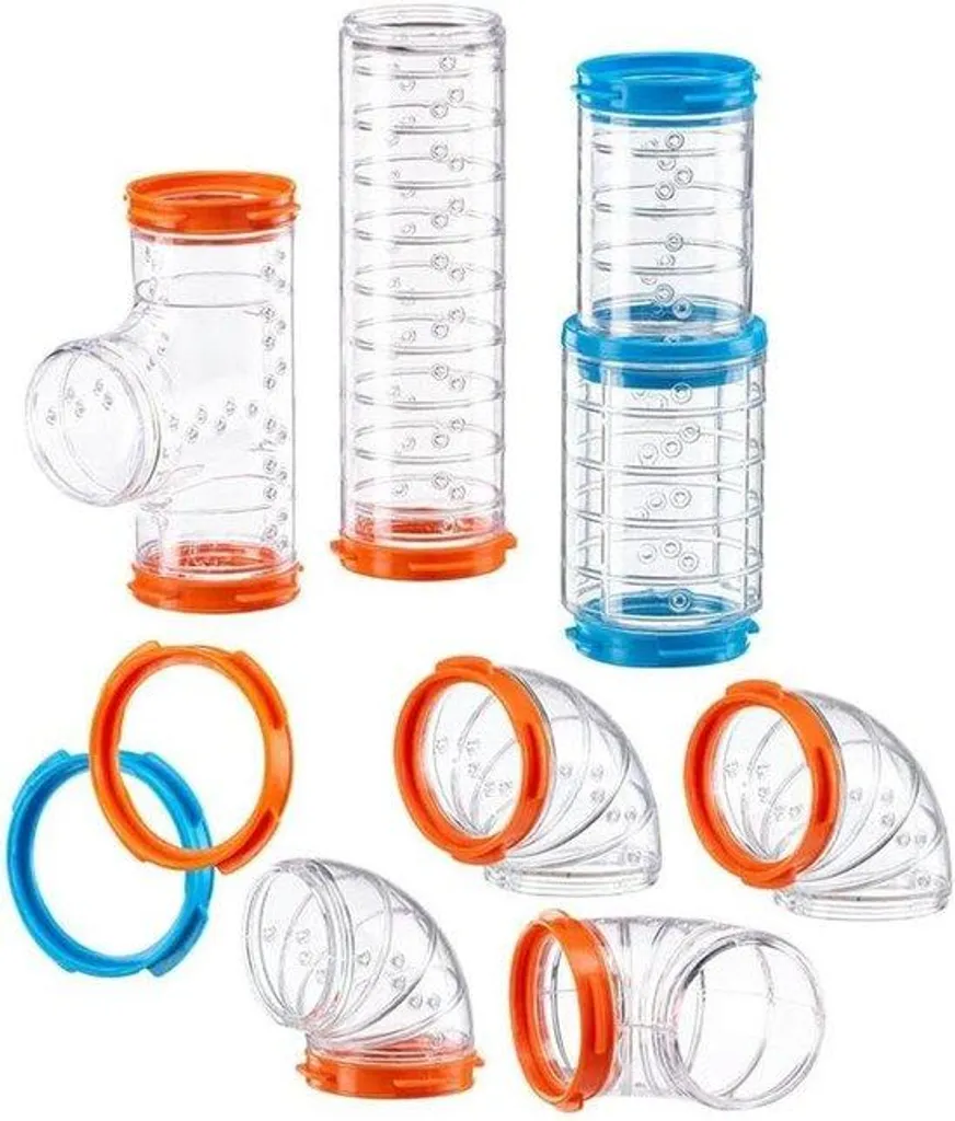 Jouets hamster aérés en bois naturel - Pack de 9 pièces anti-ennui