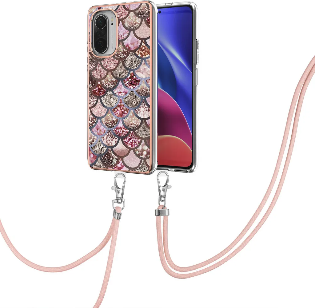 Custodia Protettiva TPU con Cordino Xiaomi Poco F3 Mi 11i Redmi K40