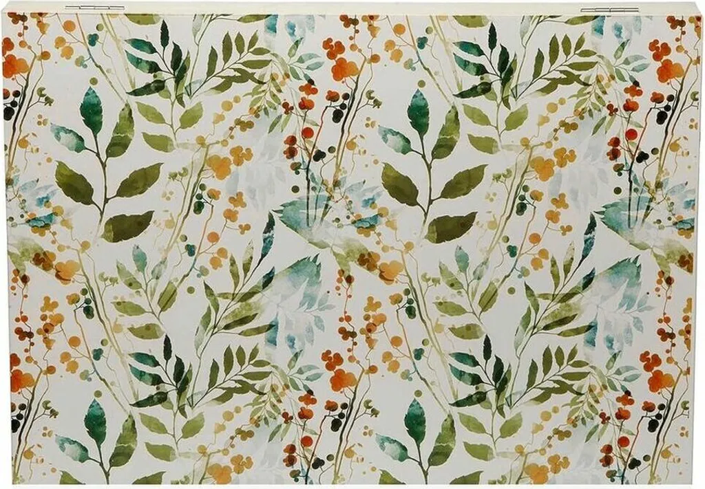 Rangement élégant avec cette boîte décorative Aquarelle bois Versa