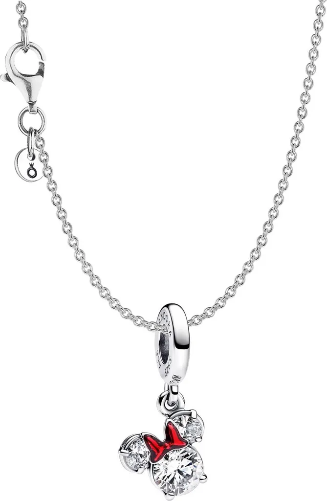 Collier Pandora Disney Minnie Mouse en Argent 925 avec Pendentif 45cm