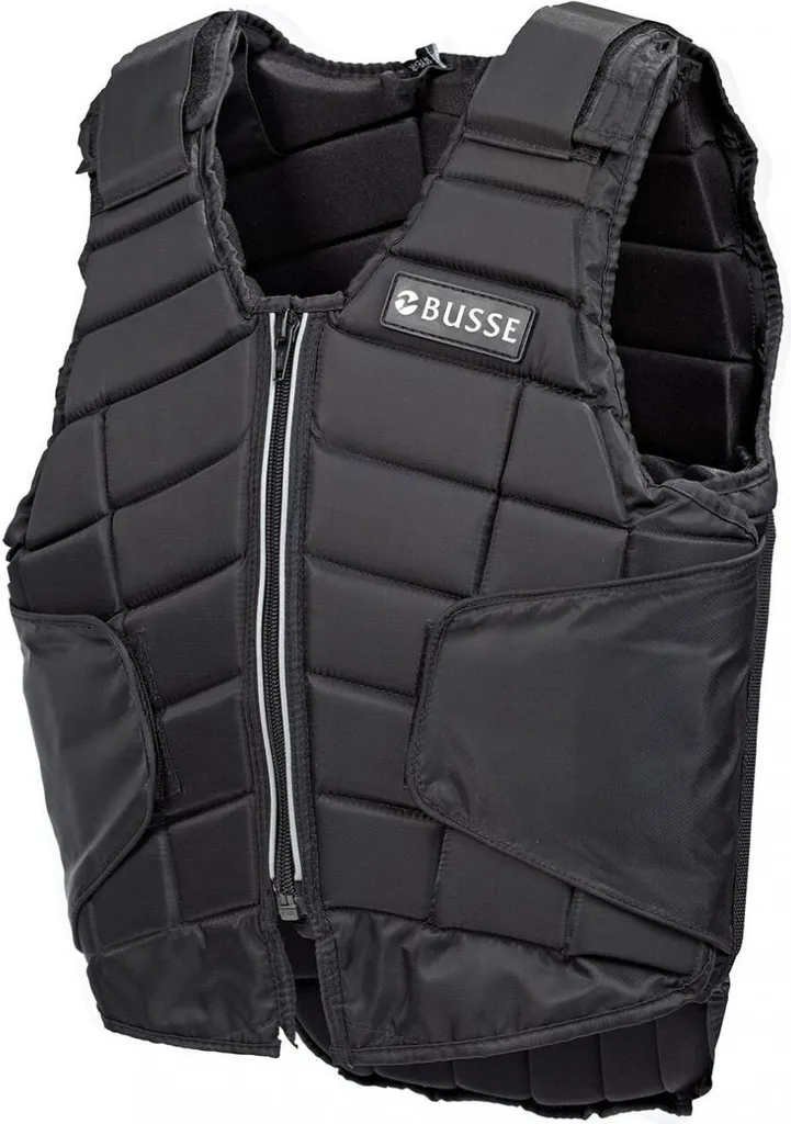 Gilet de Sécurité Équitation Enfant pour Débutant Busse Belton Noir CXS