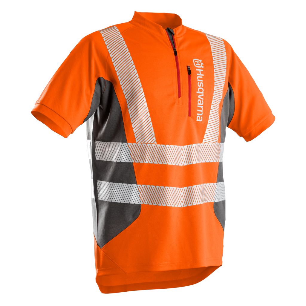 Husqvarna T-Shirt Technical High Viz kurzarm Arbeitskleidung Größe XXXL (66)
