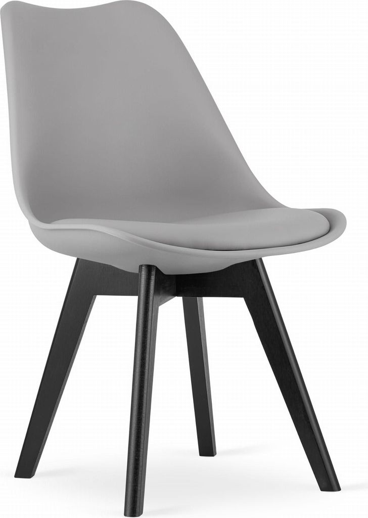 MARK Stuhl - grau / schwarze Beine x 1