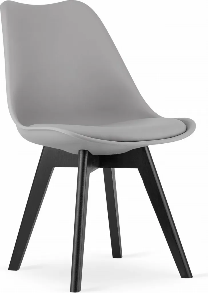 Offerta Sedia MARK Grigio - Robusta, Moderna, Gambe Nere Metallo