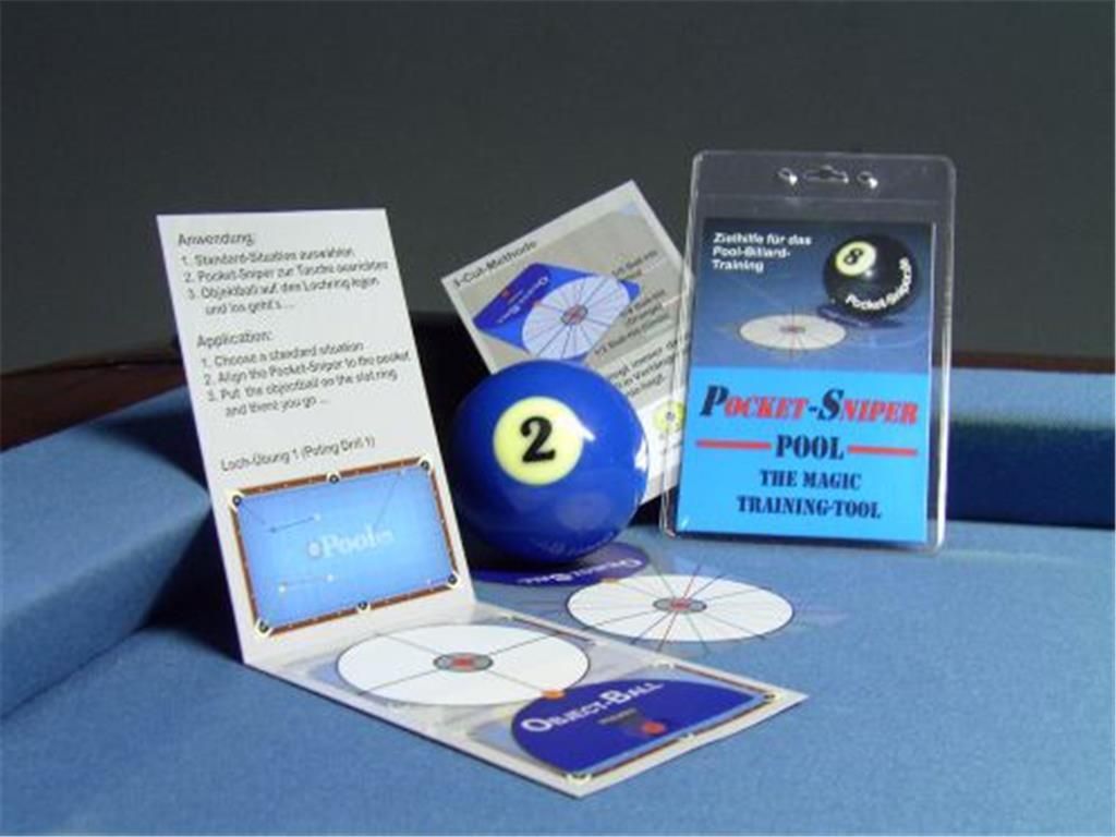 Pocket -Sniper Pool - Poolbillard Trainingshilfe Zielhilfe