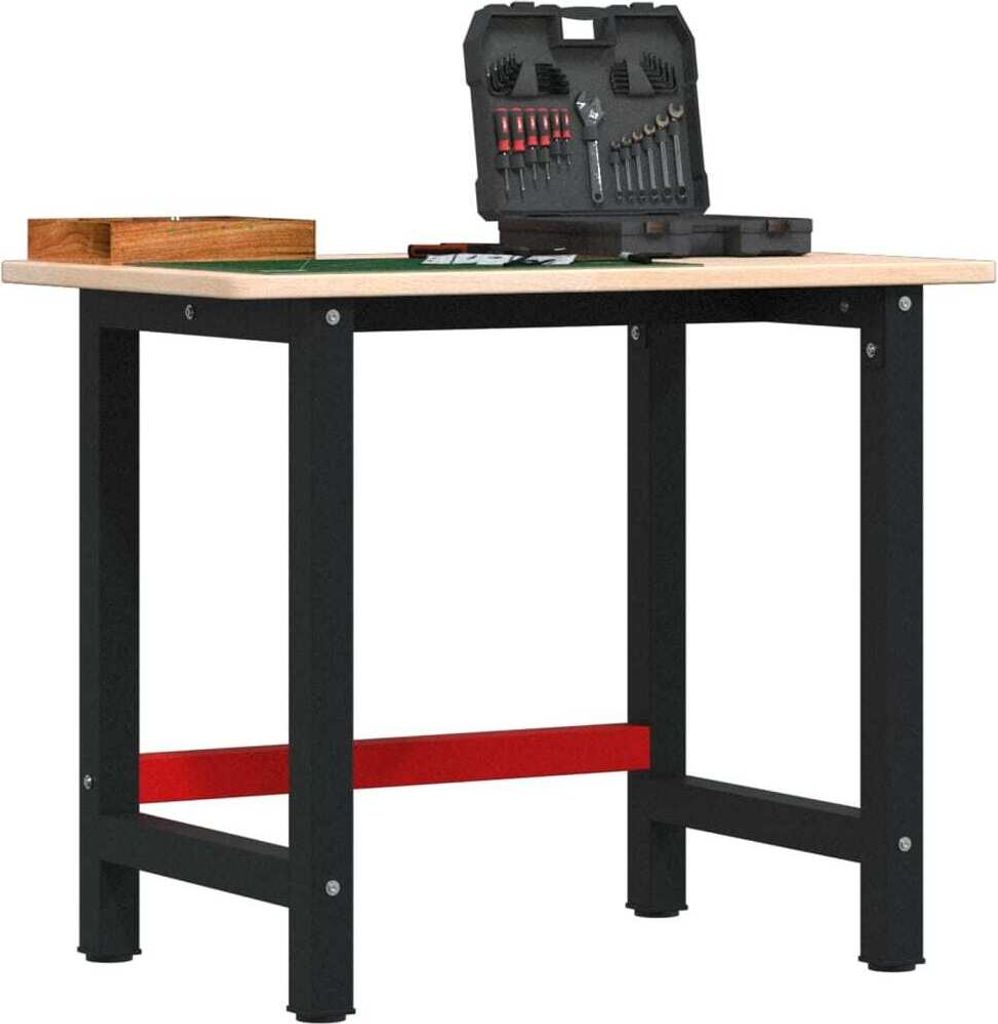 "im Sonderangebot"Werkbank 100x60x81,5cm Massivholz Eiche Rechteckig NEU213432 - Werkbänke