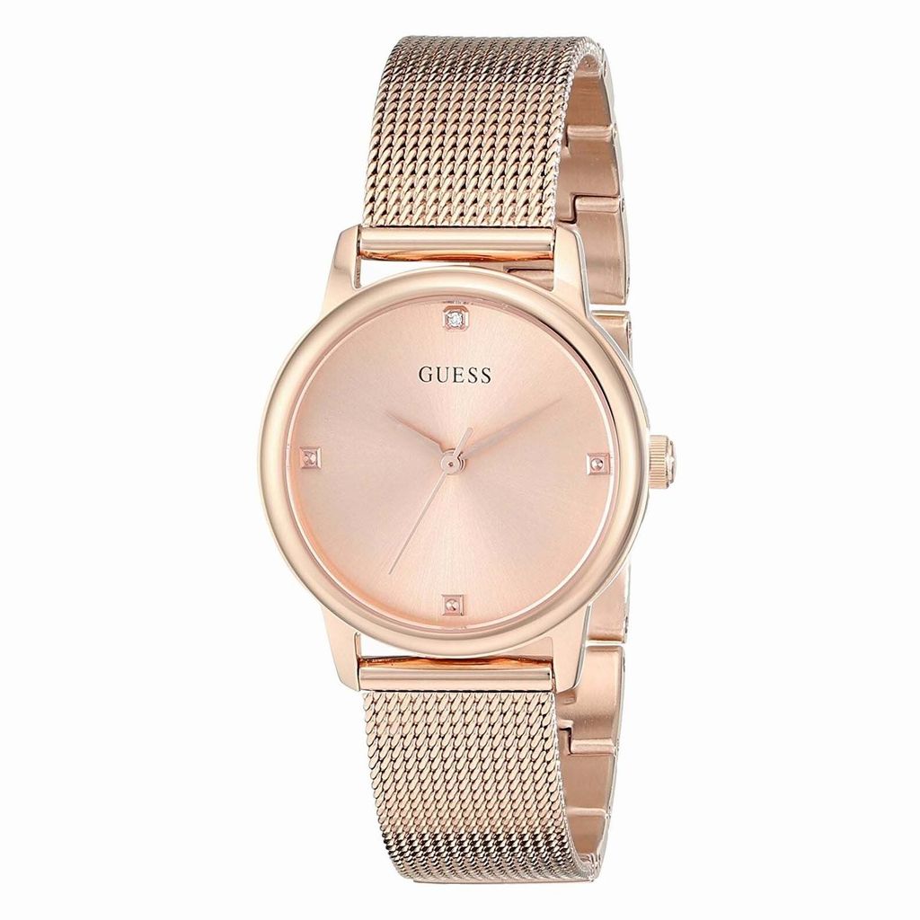 Guess Damen Armbanduhr Nova Diamant rosegold 40 mm GW0458L3