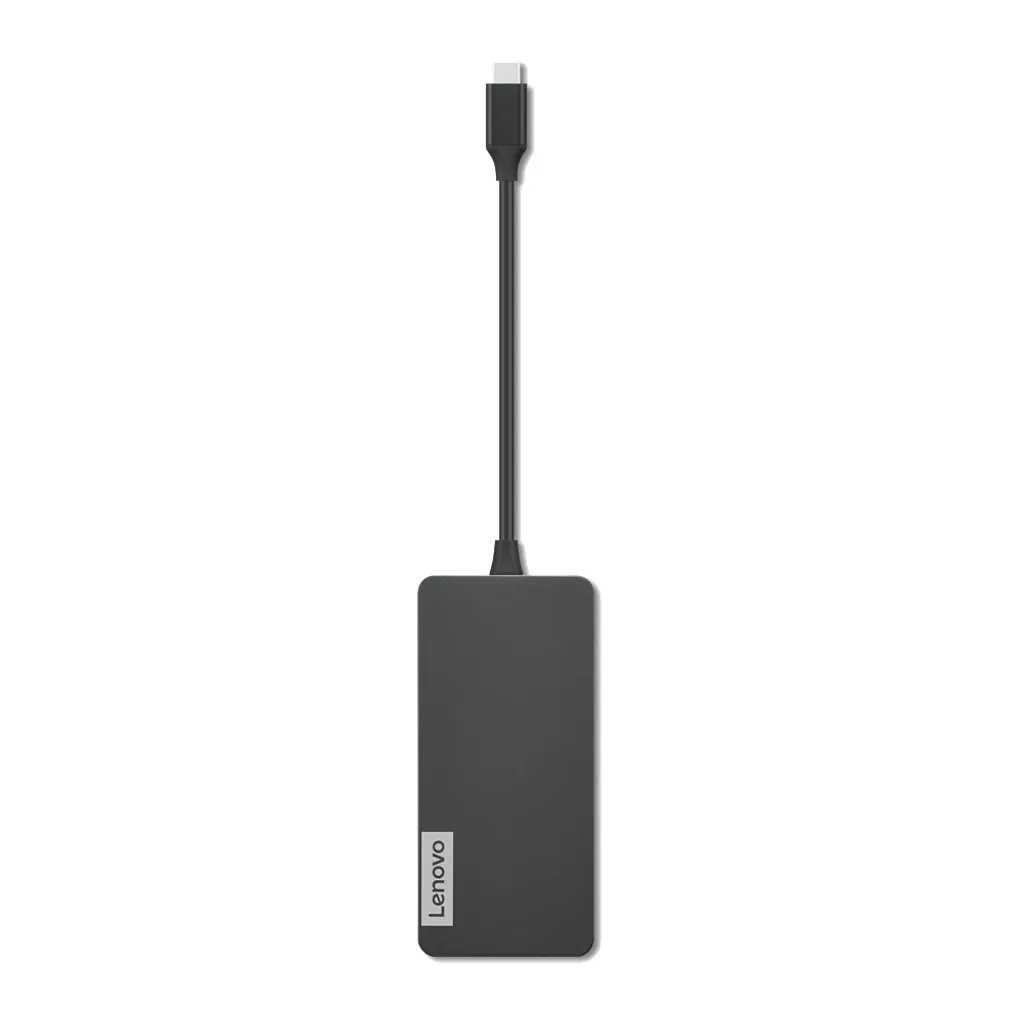Hub USB 3.2 Gen 1 Type-C Lenovo GX90T77924 Transfert Rapide Gris Pro