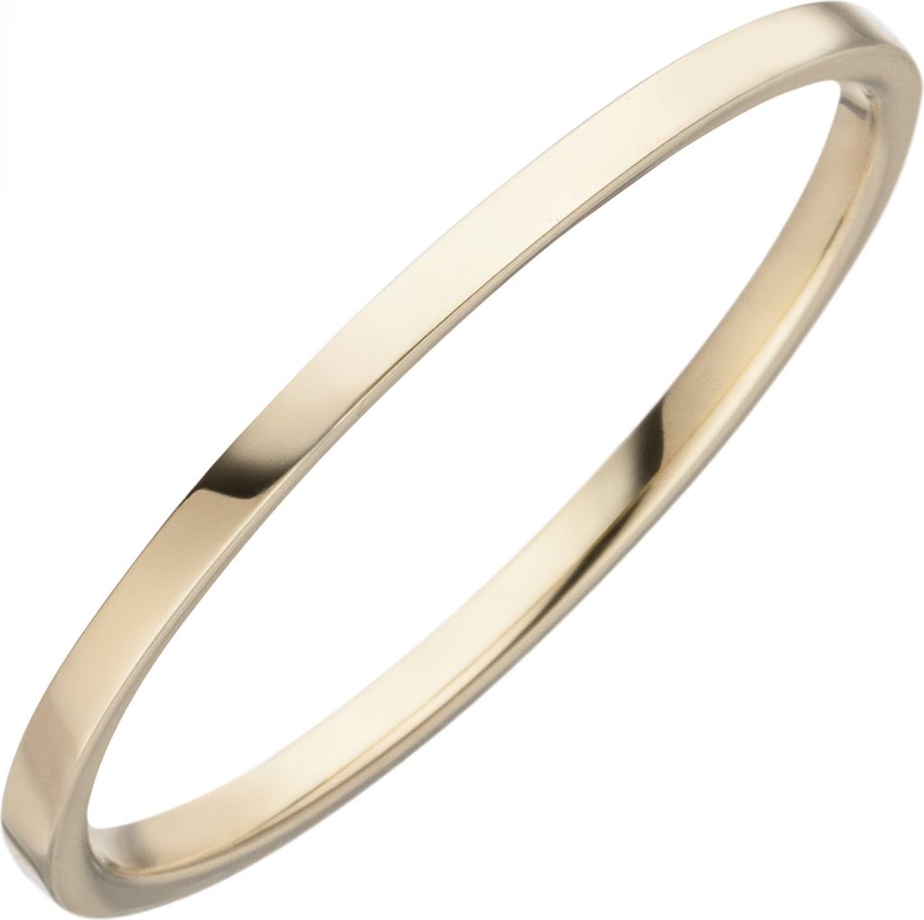 Gr. 50 Damen Ring schmal 333 Gold Gelbgold Goldring