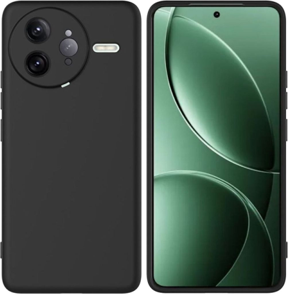 Für Xiaomi Poco F7 Ultra Silikon TPU Schutz Hülle Cover Flexibel Ultra dünn Case Schwarz