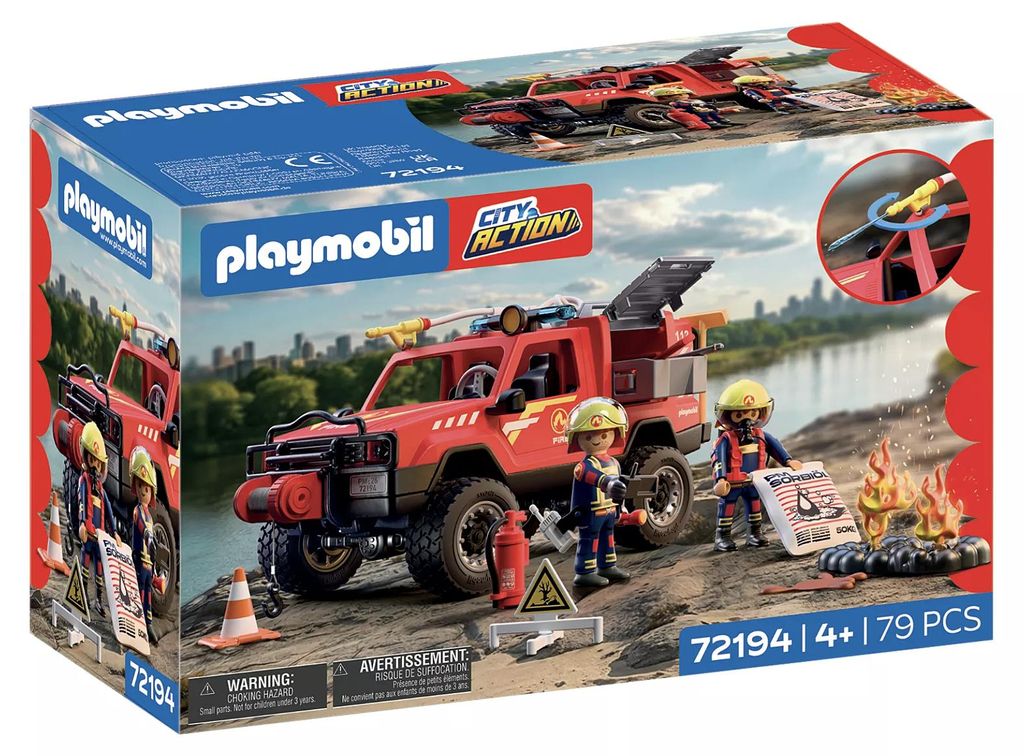 PLAYMOBIL brandweerwagen Productafbeelding 